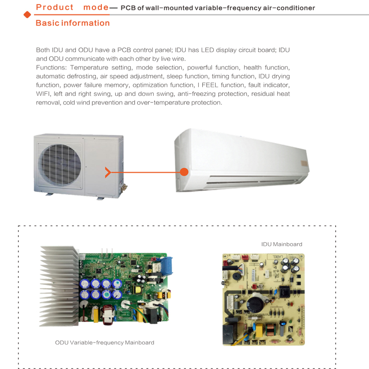 product fitting_airconditioner mainboard